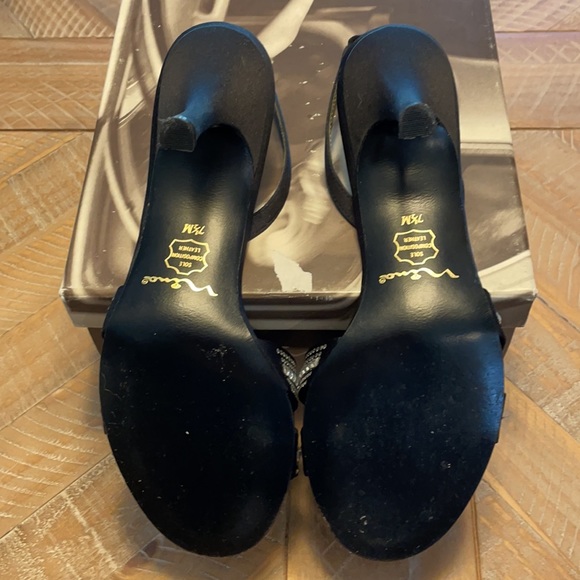 Nina Black Veitri Luster Dress Heels - Picture 3 of 6